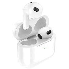 Гарнитура (наушники с микрофоном) беспроводная, HOCO EW92, цвет белый