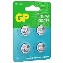 Батарейка GP Prime CR2025 BL4 Lithium 3V