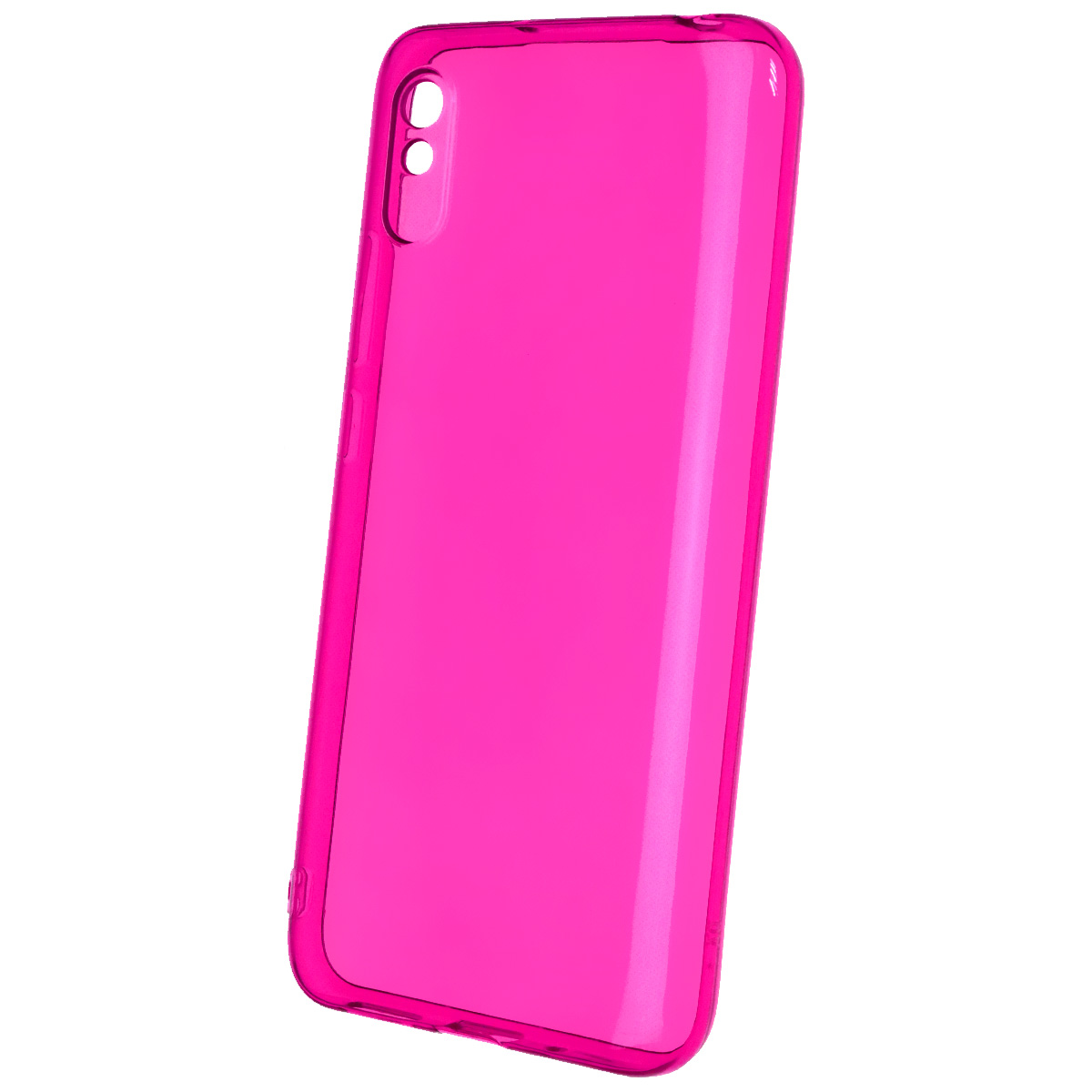 Чехол накладка Clear Case для XIAOMI Redmi 9A, силикон 1.5 мм, защита камеры, цвет фуксия Чехол накладка Clear Case для XIAOMI Redmi 9A, силикон 1.5 мм, защита камеры, цвет фуксия