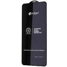 Защитное стекло 6D G-Rhino 200C для Redmi Note 13 4G, Redmi Note 14 4G, Realme P3, POCO M7 PRO, цвет окантовки черный (Тип 1)