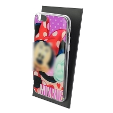 Чехол накладка для APPLE iPhone 6, iPhone 6G, iPhone 6S, силикон, глянцевый, рисунок Minnie