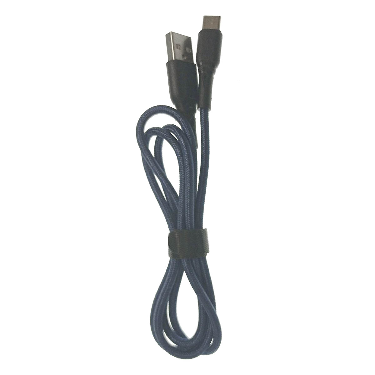 Кабель XB X37t USB Type C, нейлон, длина 1 метр, цвет синий
