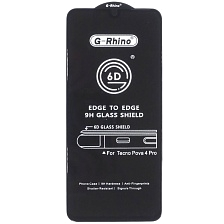 Защитное стекло 6D G-Rhino для TECNO POVA 4 Pro, цвет окантовки черный Защитное стекло 6D G-Rhino для TECNO POVA 4 Pro, цвет окантовки черный