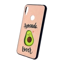 Чехол накладка для HUAWEI Honor 8A, Y6 2019, силикон, стекло, рисунок AVOCADO Lover.