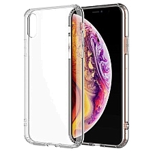 Чехол накладка для APPLE iPhone XS MAX, силикон, цвет прозрачный.