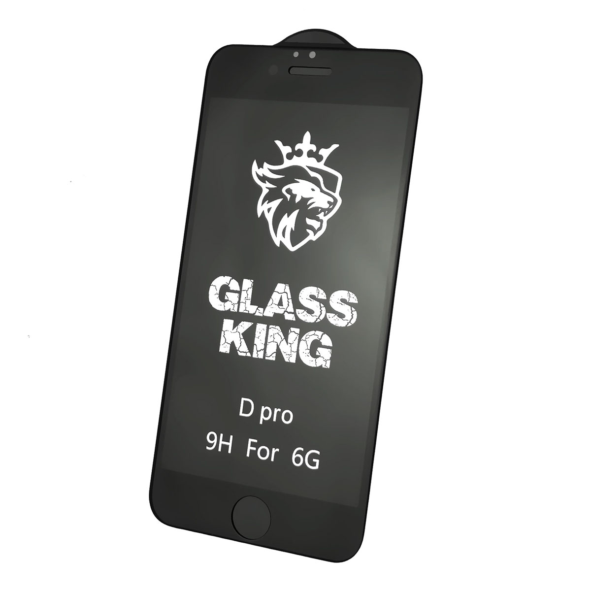 Защитное стекло D Pro для APPLE iPhone 6, 6G, 6S, цвет окантовки черный.