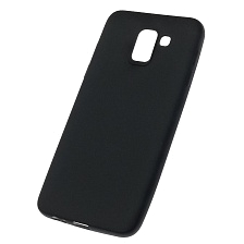 Чехол накладка J-Case THIN для SAMSUNG Galaxy J6 2018 (SM-J600), силикон, цвет черный Чехол накладка J-Case THIN для SAMSUNG Galaxy J6 2018 (SM-J600), силикон, цвет черный