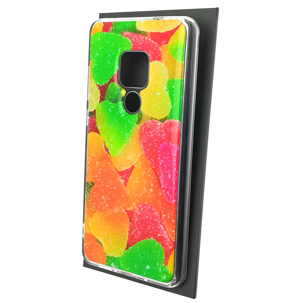 Чехол накладка для HUAWEI Mate 20, силикон, глянцевый, блестки, рисунок Мармеладки Чехол накладка для HUAWEI Mate 20, силикон, глянцевый, блестки, рисунок Мармеладки