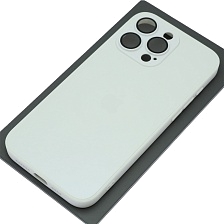 Чехол накладка AG Glass case для APPLE iPhone 15 Pro Max (6.7"), силикон, пластик, защита камеры, цвет белый Чехол накладка AG Glass case для APPLE iPhone 15 Pro Max (6.7"), силикон, пластик, защита камеры, цвет белый