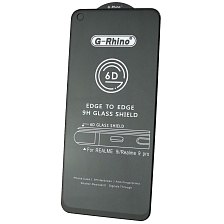 Защитное стекло 6D G-Rhino для Realme 9i, Realme 9 Pro, цвет окантовки черный