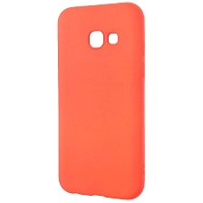Чехол накладка Fashion Case для SAMSUNG Galaxy A3 2017 (SM-A320), силикон, цвет оранжевый