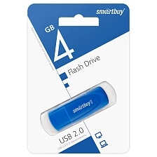 Флешка USB 2.0 4GB SMARTBUY Scout, цвет синий