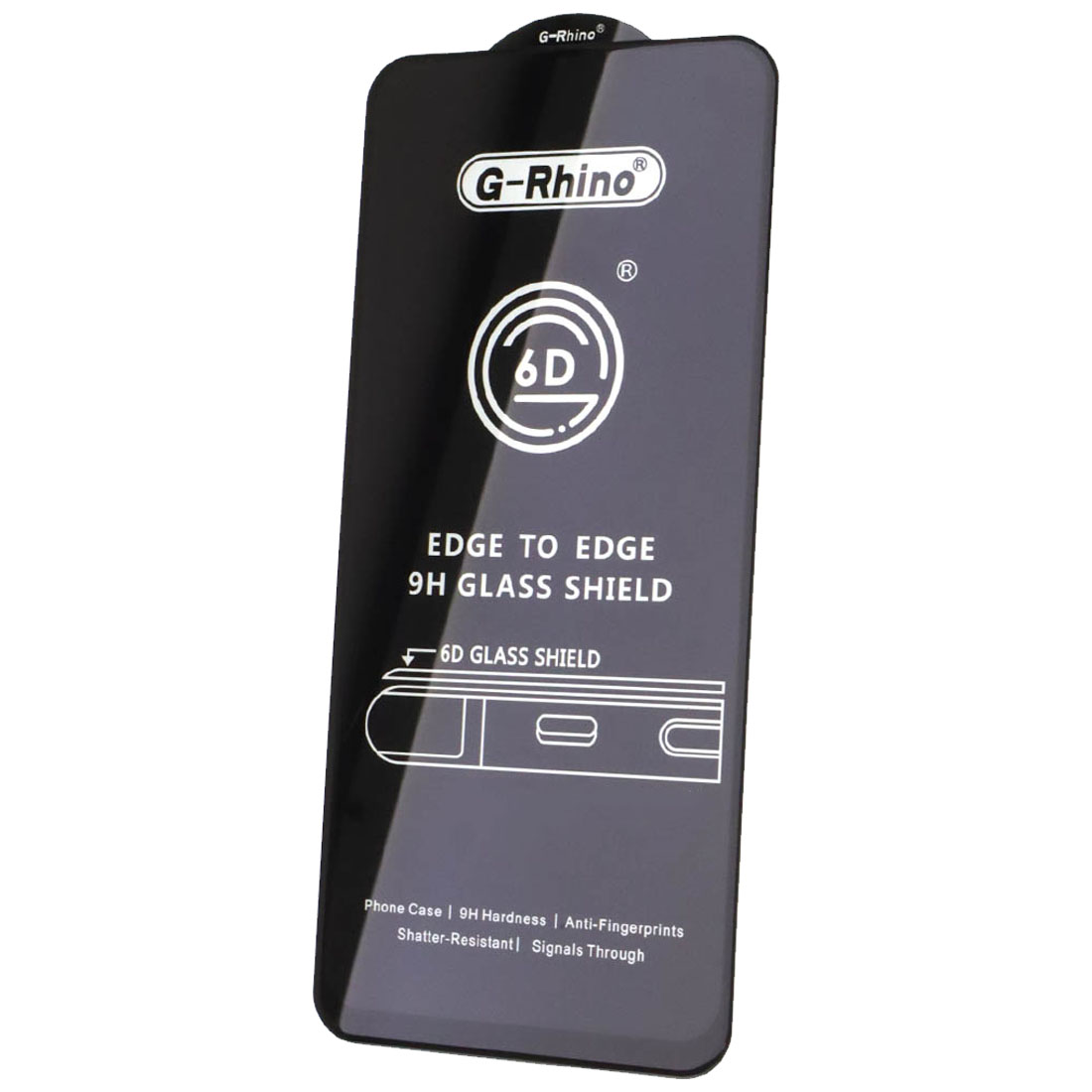 Защитное стекло 6D G-Rhino для XIAOMI Redmi Note 11 4G, Redmi Note 11S, Redmi Note 12S, POCO M4 Pro 4G, POCO M5 Pro 4G, цвет окантовки черный