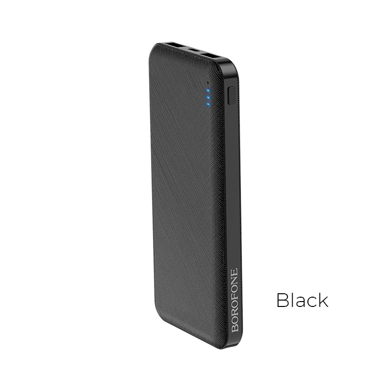 Внешний портативный аккумулятор, Power Bank BOROFONE BT20, 10000 mAh, цвет черный