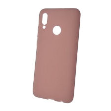 Чехол накладка NEW COLOR для HUAWEI P Smart 2019 (POT-LX1), Honor 10 Lite 2019 (HRY-LX1), силикон матовый, цвет песочно-розовый.