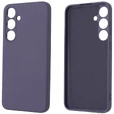 Чехол накладка NANO для SAMSUNG Galaxy S24 Plus, Galaxy S25 Plus, силикон, бархат, цвет космический серый