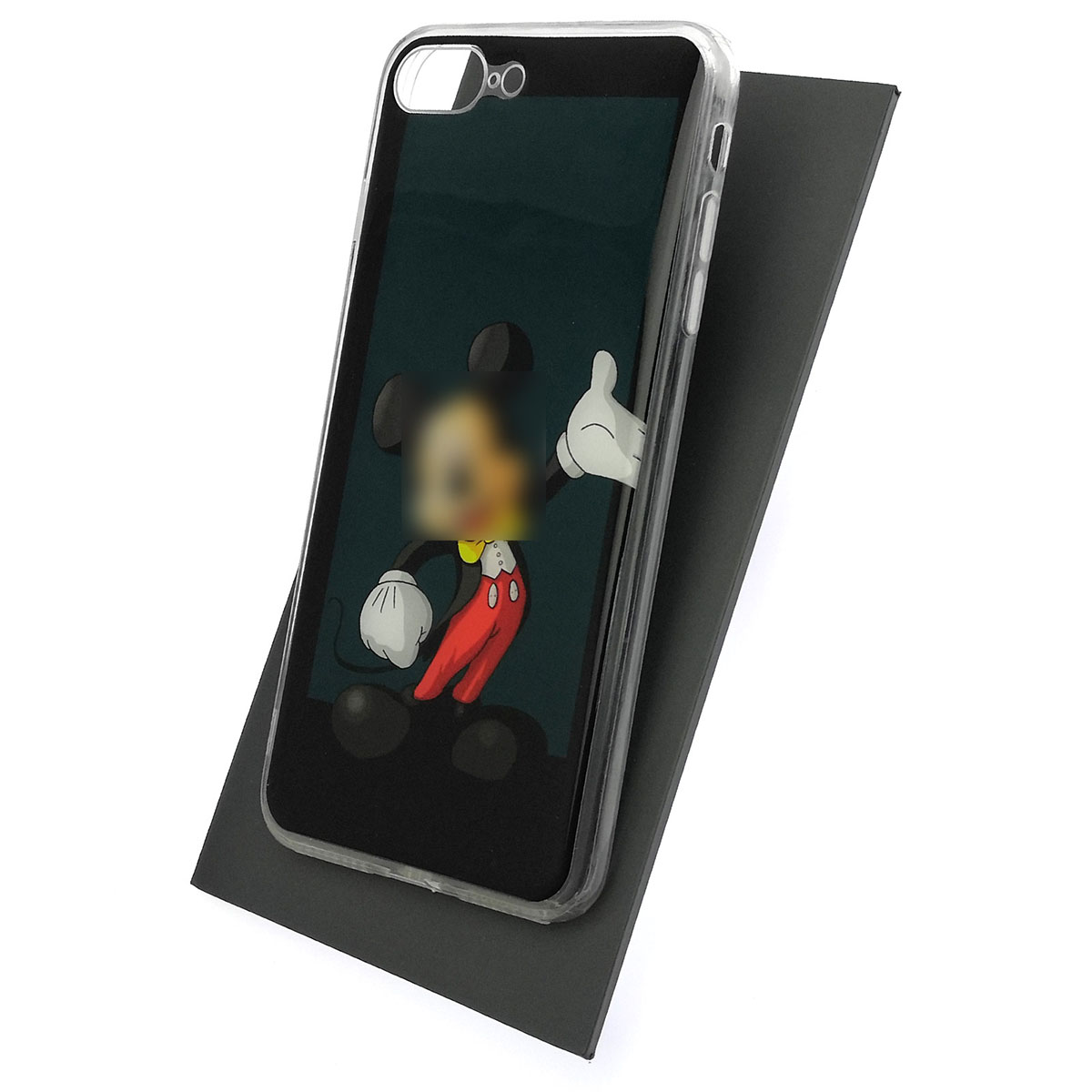 Чехол накладка для APPLE iPhone 7 Plus, iPhone 8 Plus, силикон, глянцевый, рисунок Микки Маус