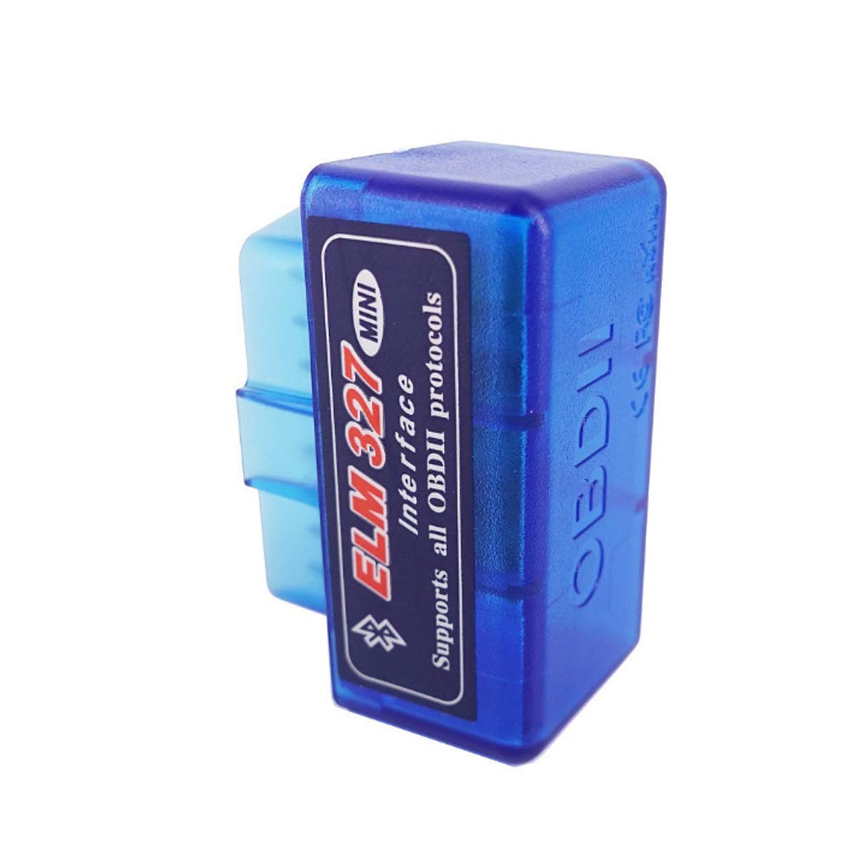 Автомобильный диагностический сканер EML327 mini, OBD2, Bluetooth, цвет синий