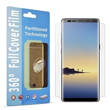 Защитная противоударная пленка Lito 360° Full Cover на 2 стороны для SAMSUNG Galaxy Note 8 (SM-N950) / Note 9 (SM-N960), прозрачная.