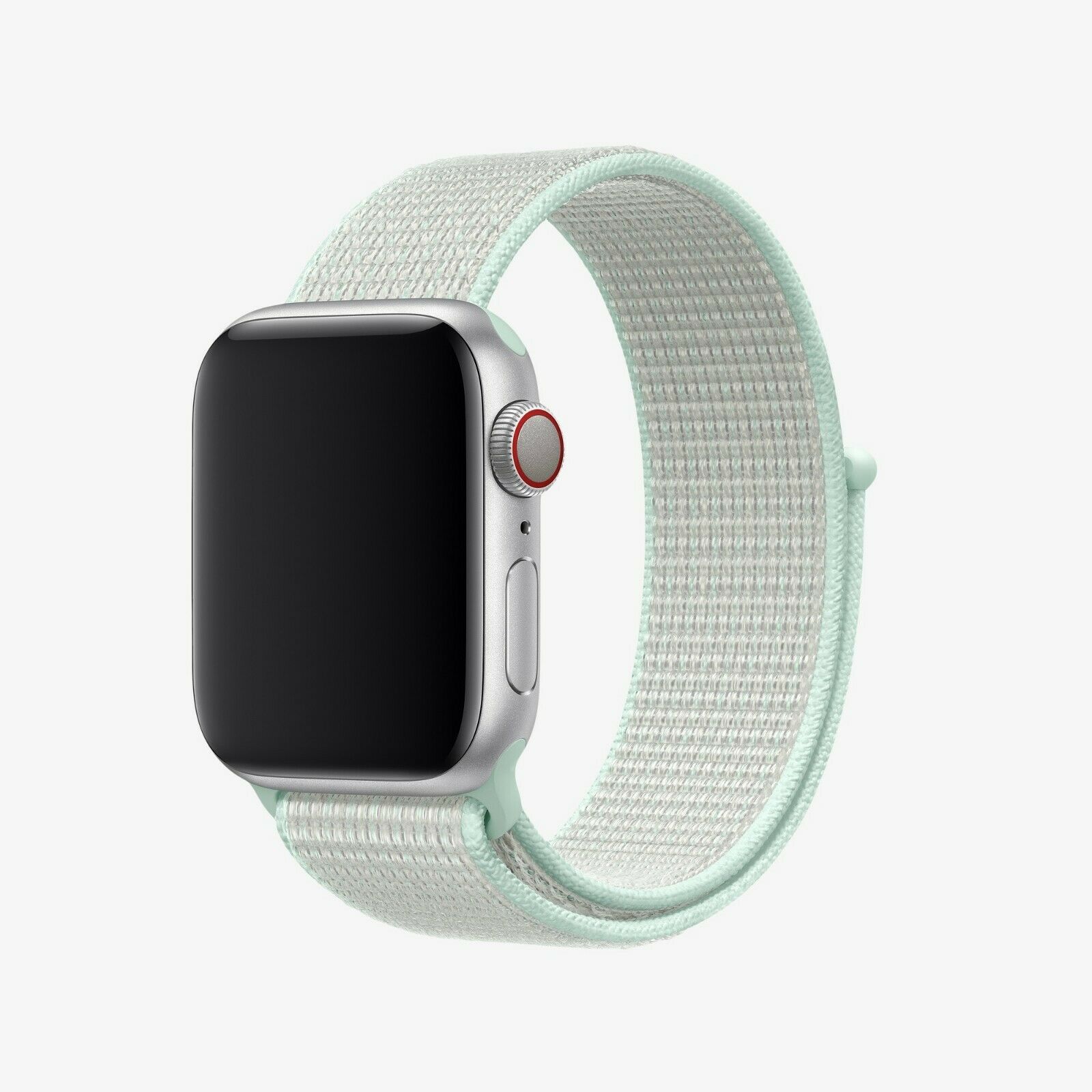 Ремешок для часов Apple Watch (38-40 мм), нейлон, цвет бледно зеленый.