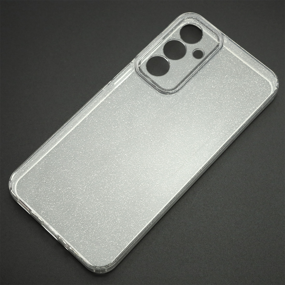 Чехол накладка STARDUST (Clear Case) для SAMSUNG GALAXY A16, защита камеры, с блестками, прозрачный