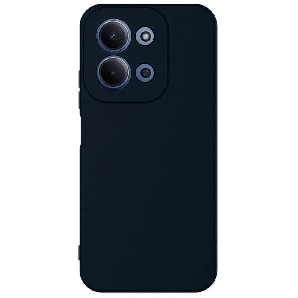 Чехол накладка NANO для XIAOMI Redmi 15C, POCO C85, защита камеры, силикон, бархат, цвет черный