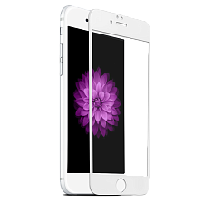 AMC закален.cтеклo 3D anti-blue soft edge /мягкий край/противоуд/Apple для iPhone 7 plus белый.