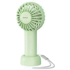 Вентилятор портативный REMAX F33, с аккумулятором 1200mAh, цвет зеленый (распродажа -30%)