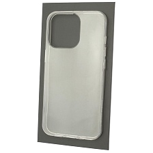 Чехол накладка для APPLE iPhone 13 Pro, силикон, цвет прозрачный