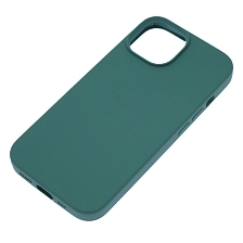 Чехол накладка Silicon Case для APPLE iPhone 15 (6.1"), силикон, бархат, цвет сосновый