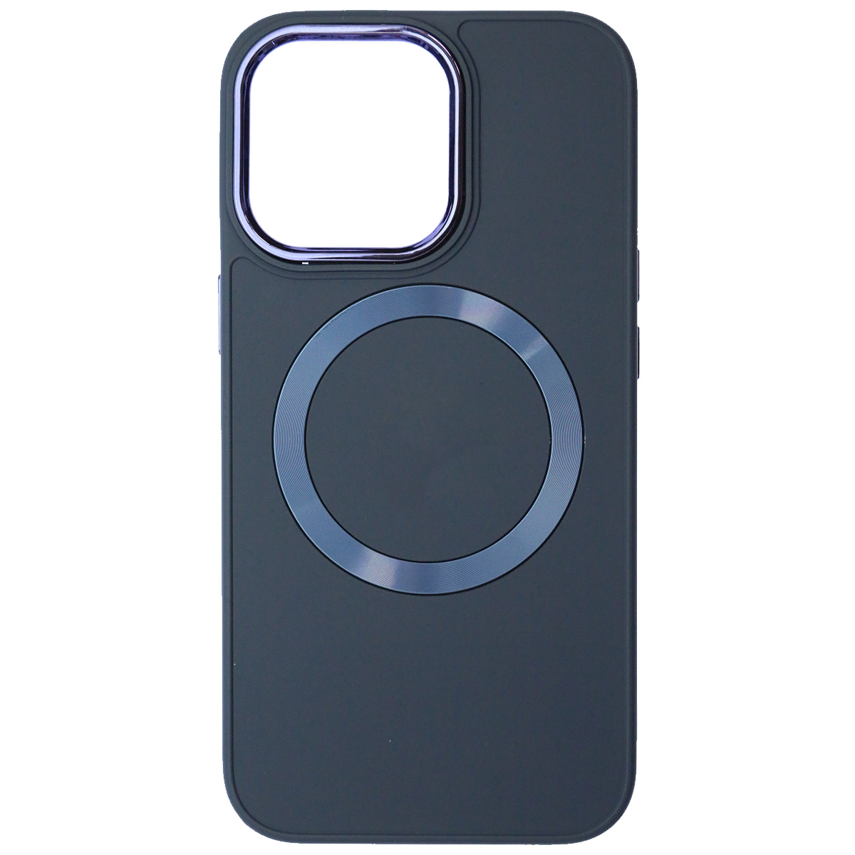 Чехол накладка с поддержкой MagSafe для APPLE iPhone 13 Pro (6.1"), силикон, пластик, цвет темно синий