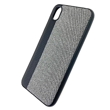 Чехол накладка для HUAWEI Honor 8S 2019, Y5 2019, силикон, комбинированный, цвет черно серый.