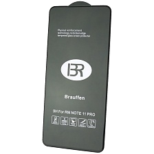 Защитное стекло BRAUFFEN для XIAOMI Redmi Note 11 Pro, Redmi Note 11 Pro 5G, POCO X4 Pro 5G, цвет окантовки черный