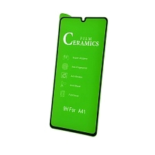 Защитное стекло 9H Ceramics для SAMSUNG Galaxy A41 (SM-A415), цвет окантовки черный. Защитное стекло 9H Ceramics для SAMSUNG Galaxy A41 (SM-A415), цвет окантовки черный.