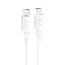 Кабель HOCO X96 USB Type C на USB Type C, 3A, 60W, длина 1 метр, цвет белый Кабель HOCO X96 USB Type C на USB Type C, 3A, 60W, длина 1 метр, цвет белый