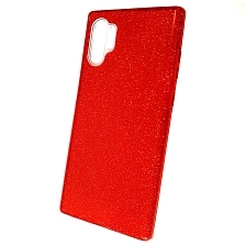 Чехол накладка Shine для SAMSUNG Galaxy Note 10 Plus (SM-N975), силикон, блестки, цвет красный Чехол накладка Shine для SAMSUNG Galaxy Note 10 Plus (SM-N975), силикон, блестки, цвет красный