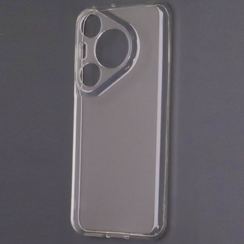 Чехол накладка для HUAWEI Pura 70 Pro, Pura 70 Pro Plus, защита камеры, силикон, прозрачный