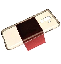 Чехол накладка TPU CASE для SAMSUNG Galaxy A6 Plus (SM-A605), силикон, ультратонкий, цвет тонированный.