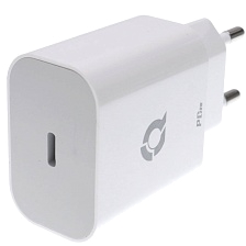 СЗУ (Сетевое зарядное устройство) QAYAN QHC-101, 20W, 1 USB Type C, цвет белый