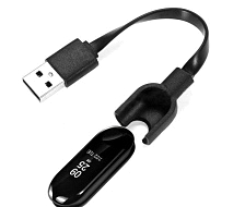 Зарядное устройство, кабель для Xiaomi Mi Band 3 черный Original SJV4111TY MiO.