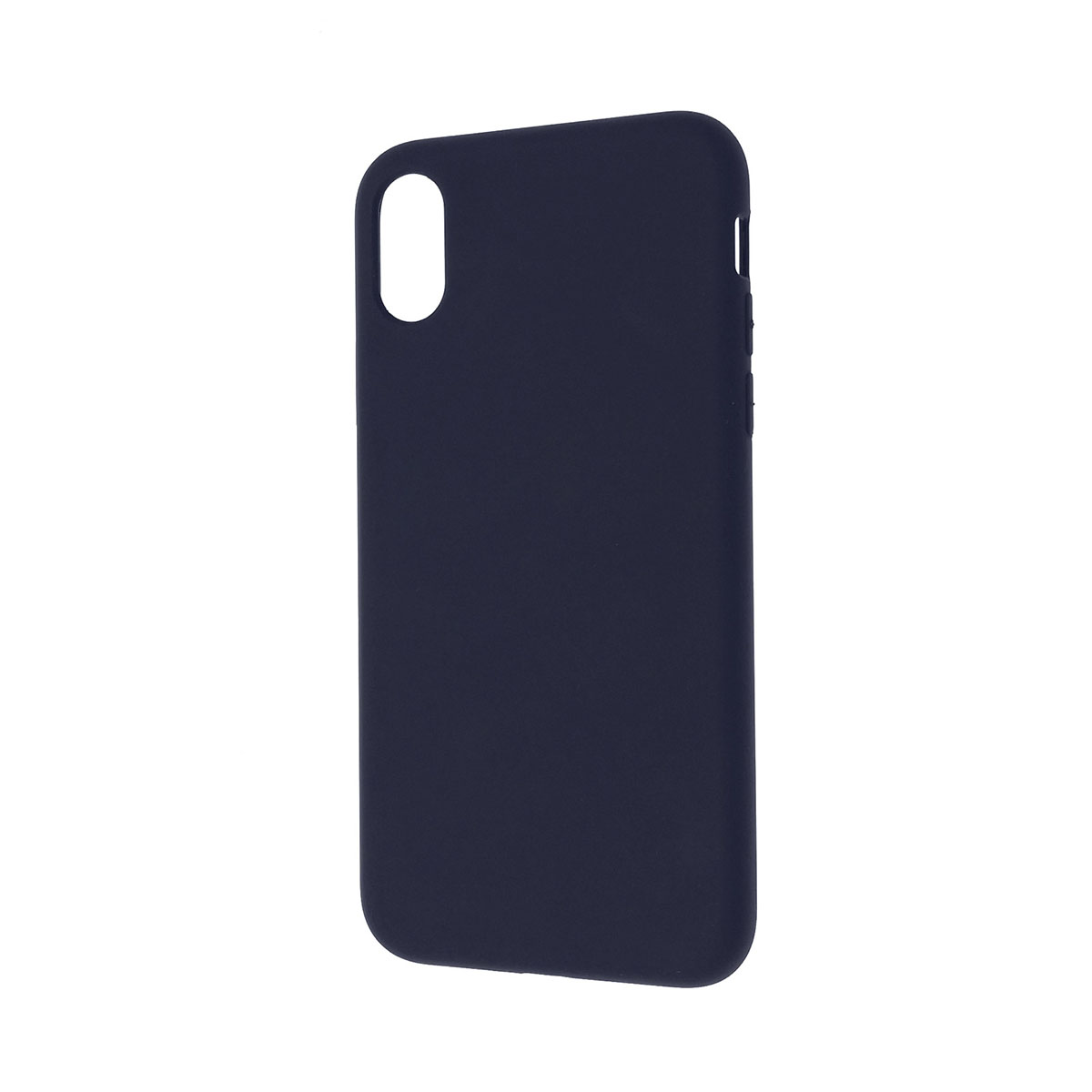 Чехол накладка Silicon Case Mutural для Apple iPhone X, силикон, пластик, цвет синий.