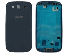 Корпус Samsung i9300 Galaxy S3 синий 1 класс.