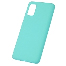 Чехол накладка Soft Touch для SAMSUNG Galaxy A41 (SM-A415), силикон, матовый, цвет бирюзовый