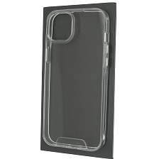Чехол накладка SPACE для APPLE iPhone 14 Plus, силикон, цвет прозрачный Чехол накладка SPACE для APPLE iPhone 14 Plus, силикон, цвет прозрачный