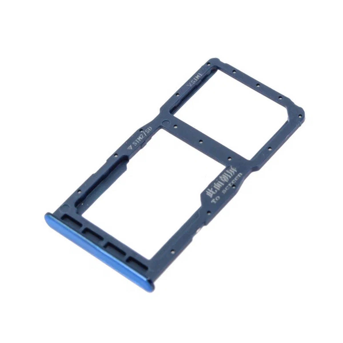 SIM лоток, держатель сим карты для HUAWEI Honor 20 LIte (MAR-LX1H), цвет синий