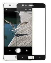 Защитное стекло 2D Full glass для One Plus 3  /тех.пак/ черный.