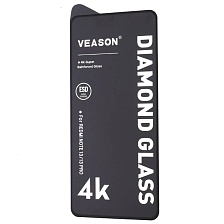 Защитное стекло VEASON Diamond Glass для XIAOMI Redmi Note 13 5G, Note 13 Pro, цвет окантовки черный