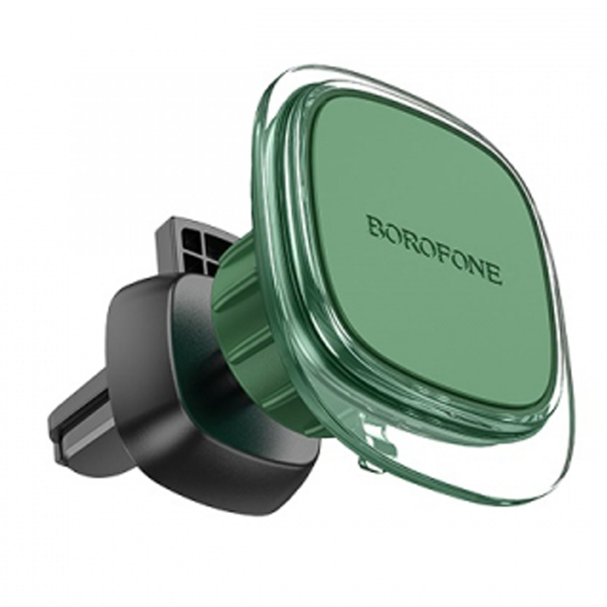 Автомобильный магнитный держатель BOROFONE BH82 Clear для смартфона, цвет зеленый
