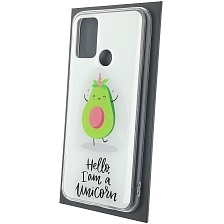 Чехол накладка для HUAWEI Honor 9A (MOA-LX9N), силикон, рисунок Hello, I'am a Unicorn