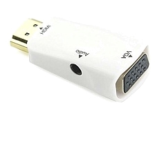 Переходник HDMI на VGA (SVGA), цвет белый
